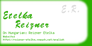 etelka reizner business card